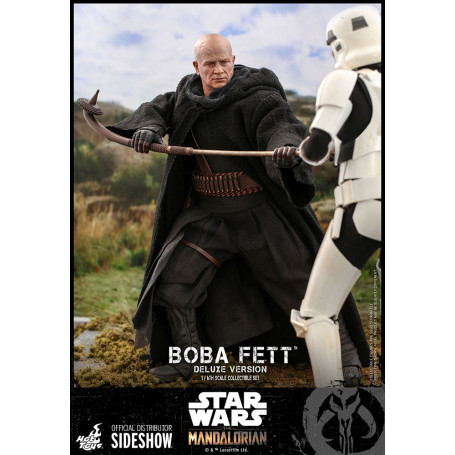 Hot Toys Star Wars The Mandalorian Boba Fett Deluxe Version 1/6 Movie Masterpiece