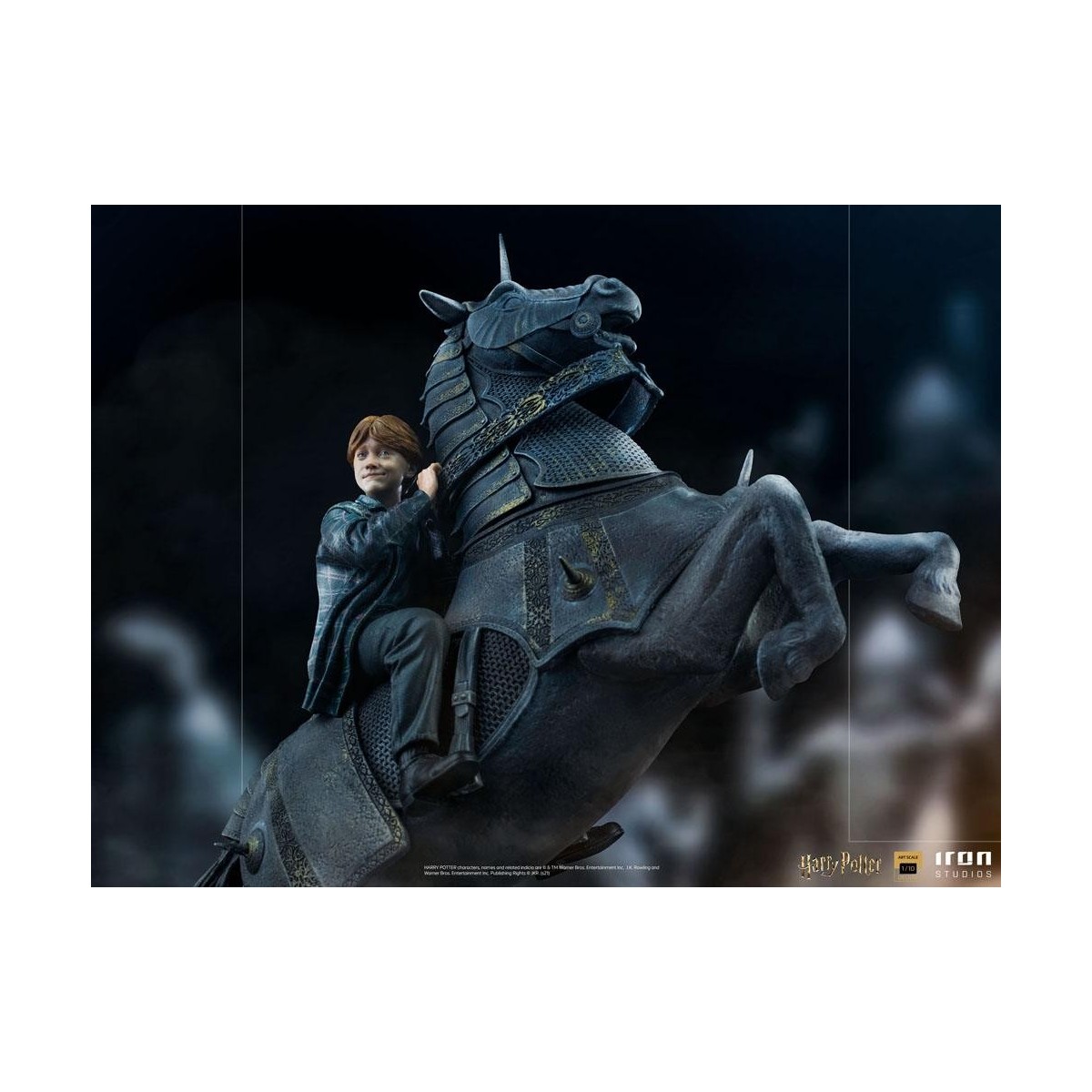 Iron Studios - Harry Potter - Ron Weasley beim Zauberer-Schach BDS Deluxe Art Scale 1/10
