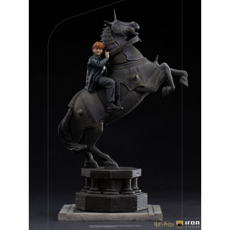 Iron Studios - Harry Potter - Ron Weasley beim Zauberer-Schach BDS Deluxe Art Scale 1/10