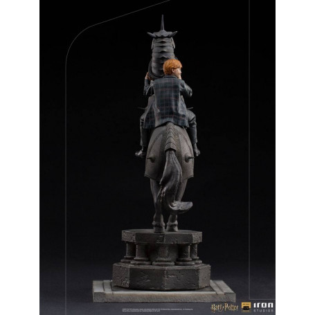 Iron Studios - Harry Potter - Ron Weasley beim Zauberer-Schach BDS Deluxe Art Scale 1/10