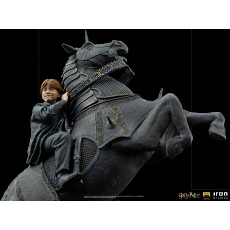 Iron Studios - Harry Potter - Ron Weasley beim Zauberer-Schach BDS Deluxe Art Scale 1/10