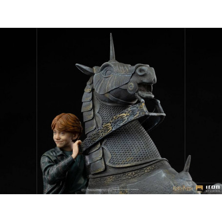 Iron Studios - Harry Potter - Ron Weasley beim Zauberer-Schach BDS Deluxe Art Scale 1/10