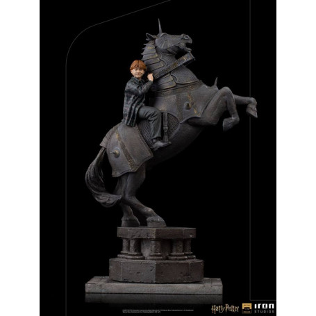 Iron Studios - Harry Potter - Ron Weasley beim Zauberer-Schach BDS Deluxe Art Scale 1/10