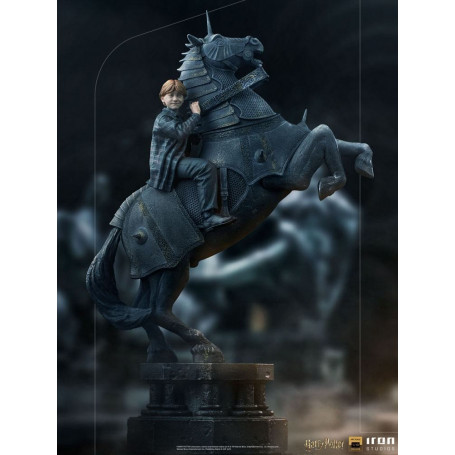 Iron Studios - Harry Potter - Ron Weasley beim Zauberer-Schach BDS Deluxe Art Scale 1/10