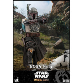 Hot Toys Star Wars The Mandalorian Boba Fett Deluxe Version 1/6 Movie Masterpiece