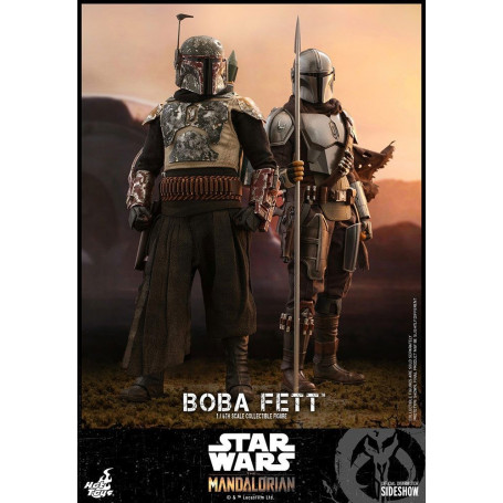 Hot Toys Star Wars The Mandalorian Boba Fett Deluxe Version 1/6 Movie Masterpiece