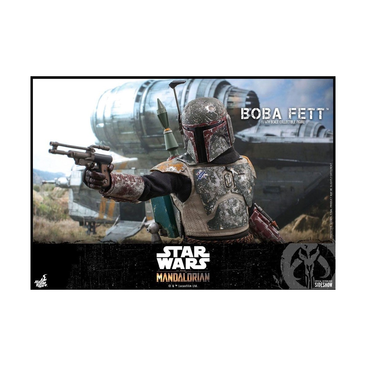 Hot Toys Star Wars The Mandalorian Boba Fett Deluxe Version 1/6 Movie Masterpiece