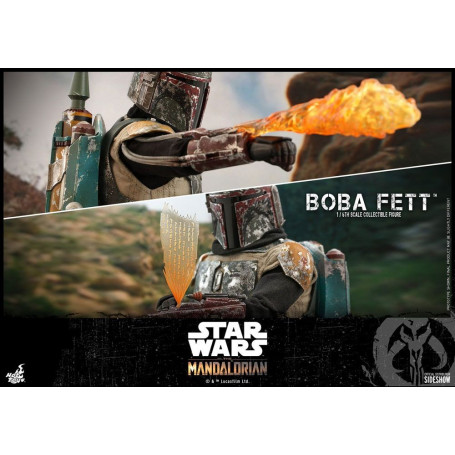 Hot Toys Star Wars The Mandalorian Boba Fett Deluxe Version 1/6 Movie Masterpiece