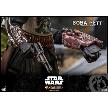 Hot Toys Star Wars The Mandalorian Boba Fett Deluxe Version 1/6 Movie Masterpiece