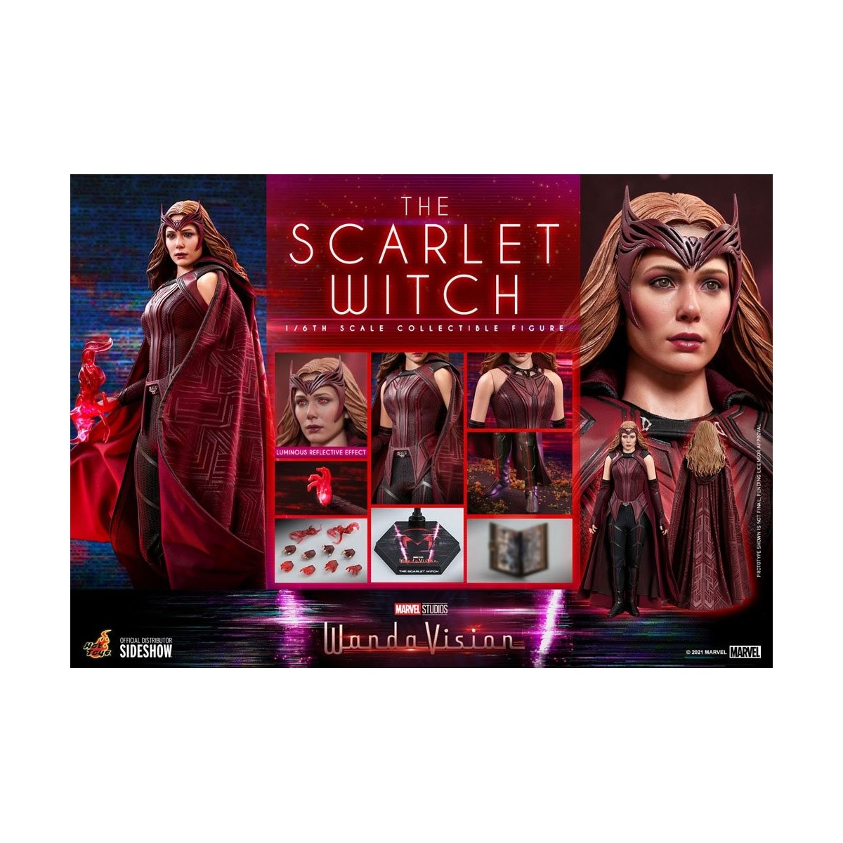 Hot Toys Marvel - Wandavision - Die Scharlachrote Witwe 1/6