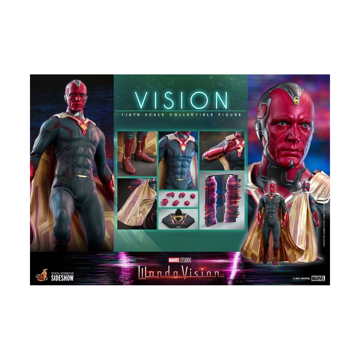 Hot Toys Marvel - Wandavision - Die Vision 1/6