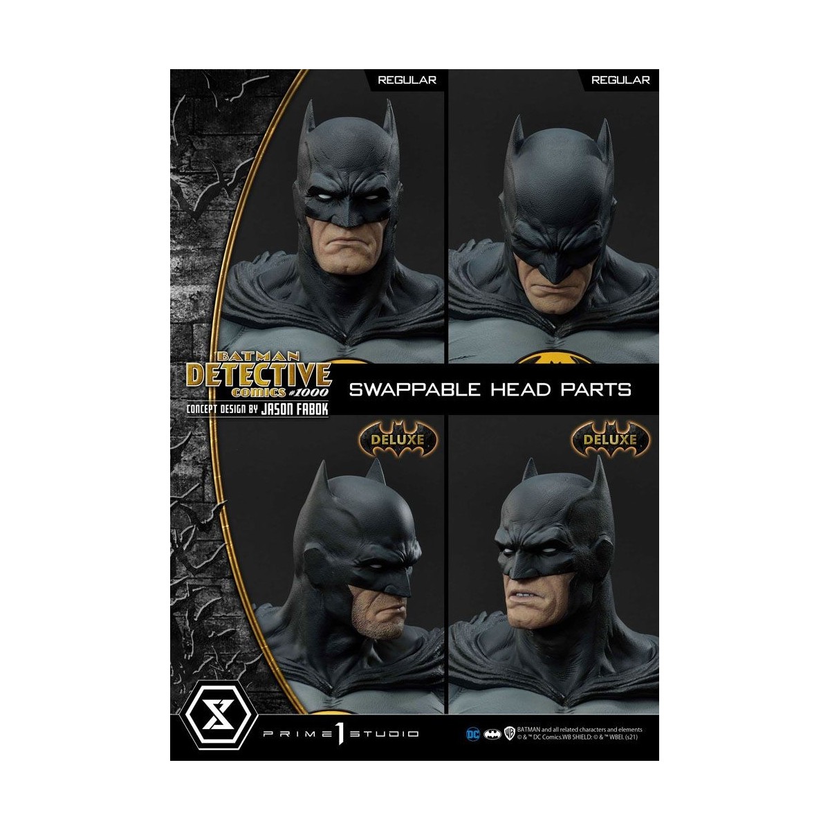 Prime 1 Studio - Batman Detective Comics 1000 Konzeptentwurf von Jason Fabok DX Bonus Ver