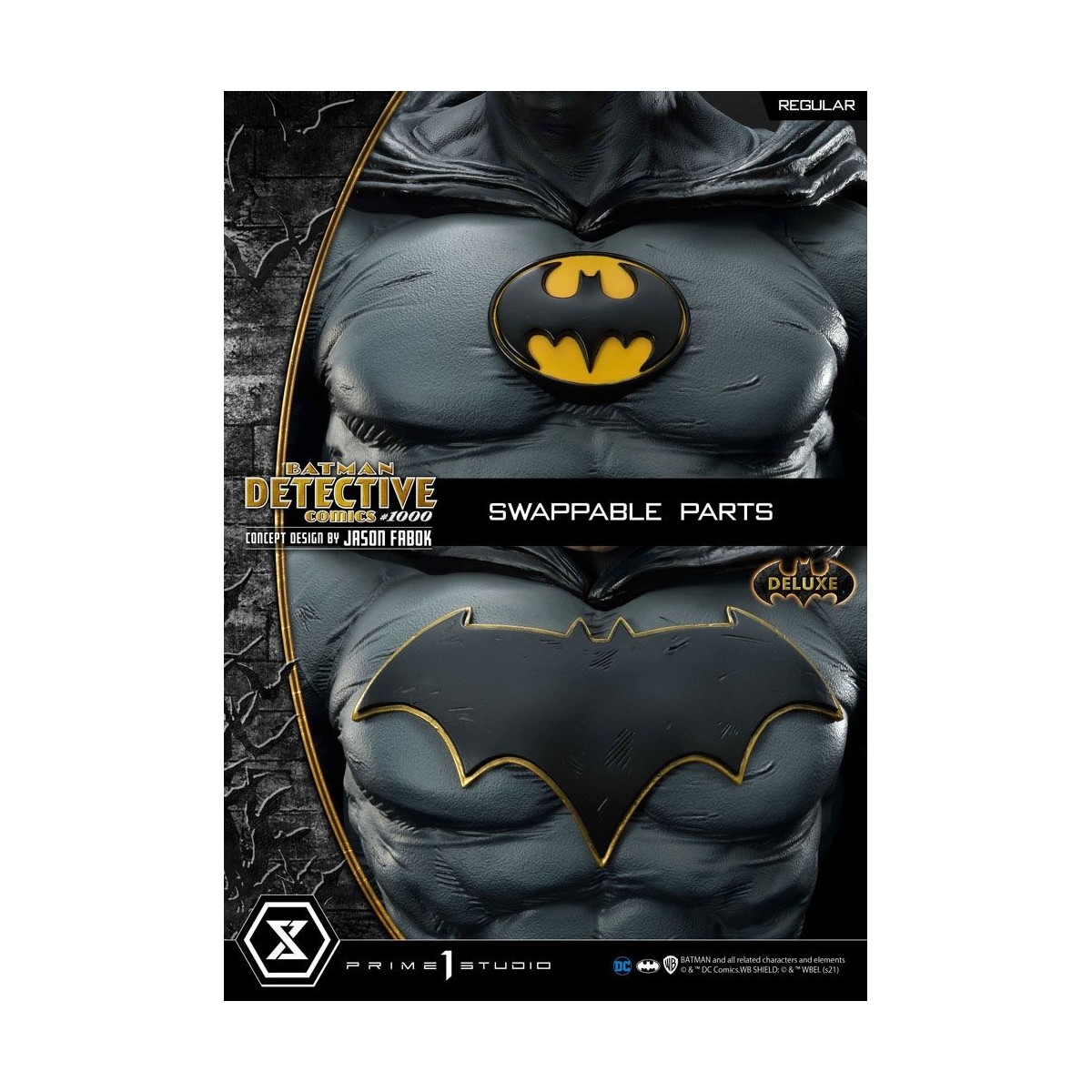 Prime 1 Studio - Batman Detective Comics 1000 Konzeptentwurf von Jason Fabok DX Bonus Ver