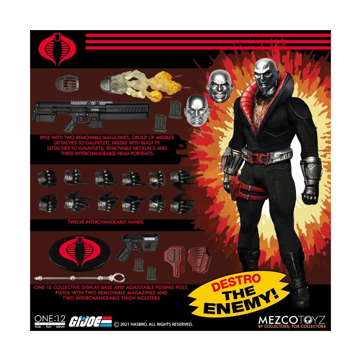 Mezco One 12 - Destro - G.I.Joe
