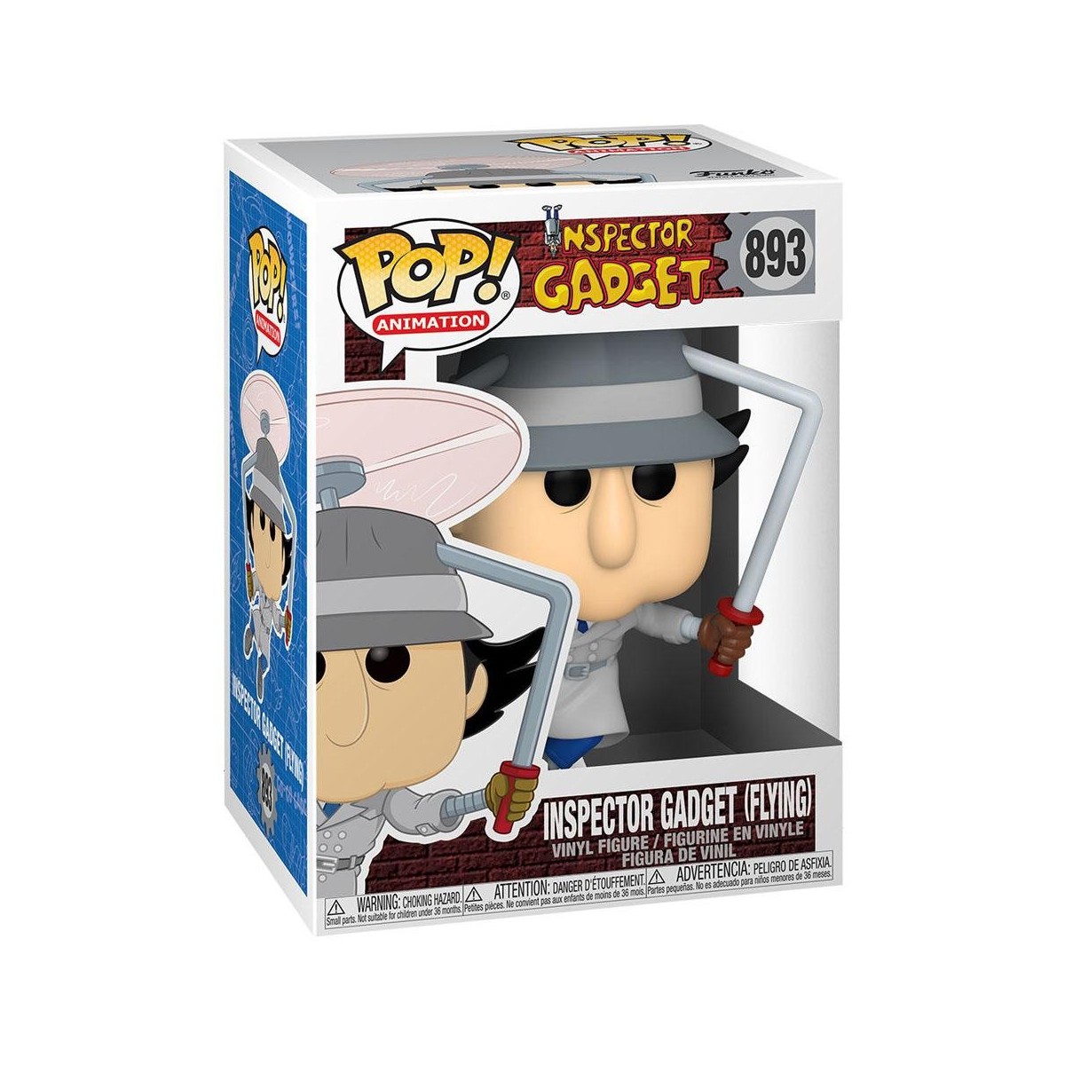 Funko POP! Animation 893 - Inspektor Gadget Fliegen - Gadgeto-Kopter - Inspektor Gadget