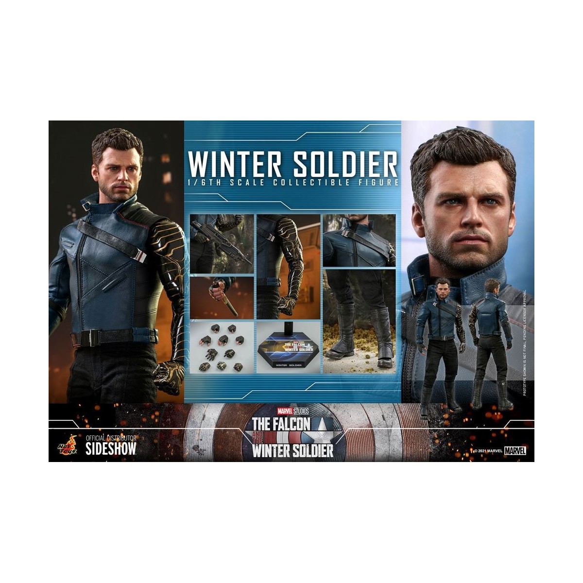 Hot Toys Marvel - Winter Soldier 1/6 - Der Falke und der Winter Soldier