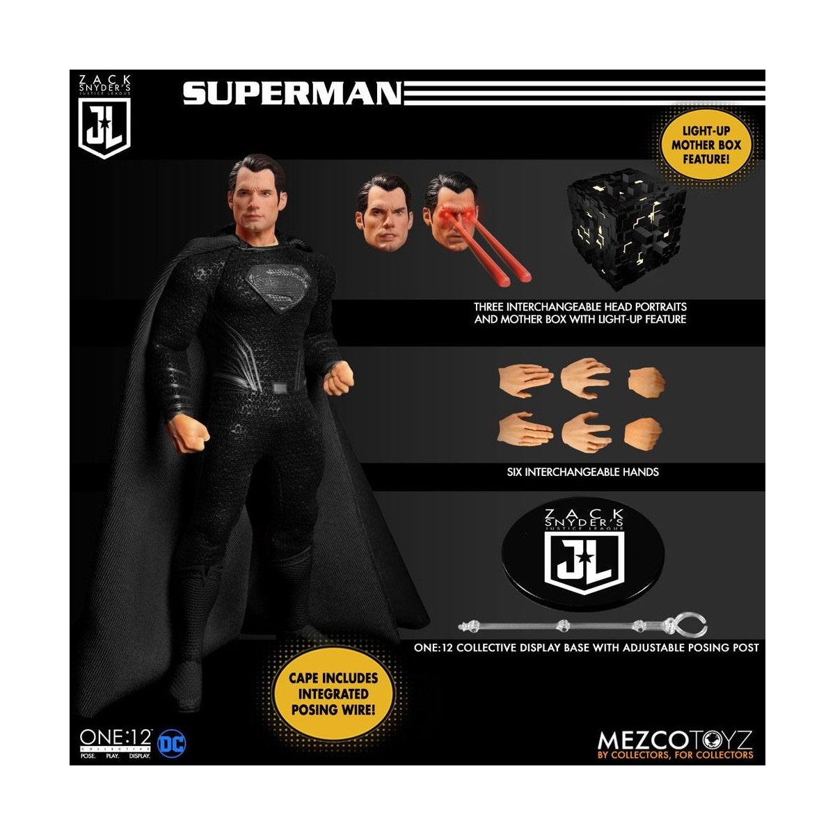 Mezco One 12 - DC Comics - Zack Snyder's Justice League 1/12 Deluxe Steel Box Set