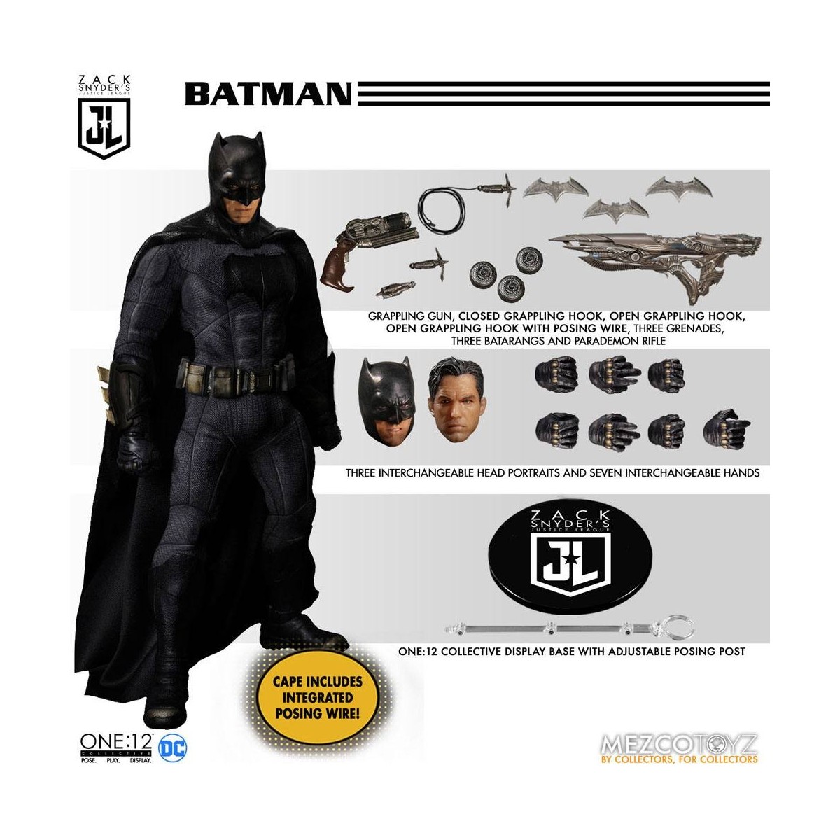 Mezco One 12 - DC Comics - Zack Snyder's Justice League 1/12 Deluxe Steel Box Set