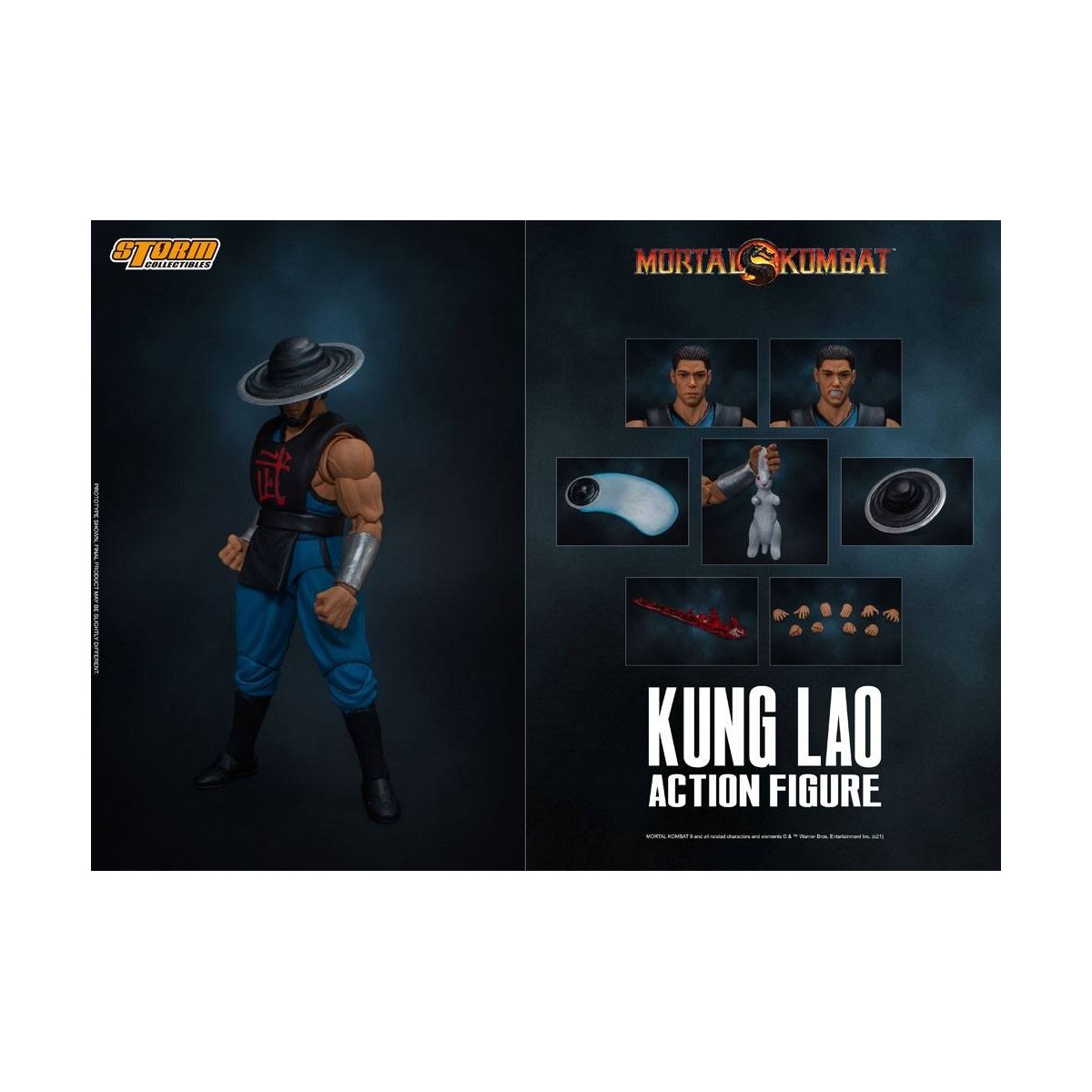 Sturm Sammlerstücke - Mortal Kombat 2 - Kung Lao - 1/12