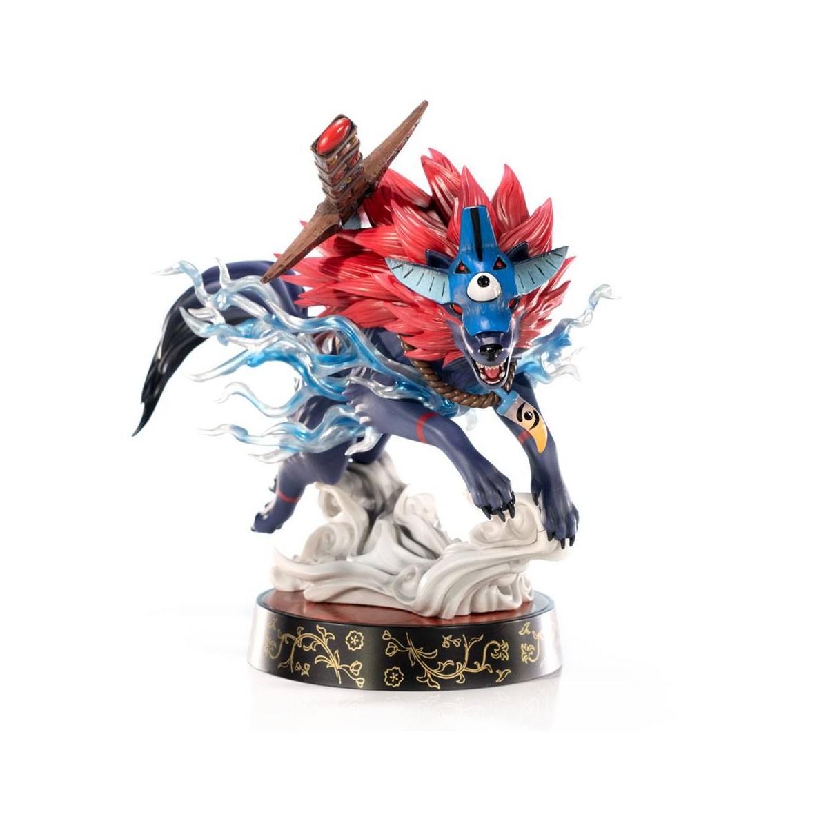 Erste 4 Figuren Okami - OKI Wolf Form PVC Statuette