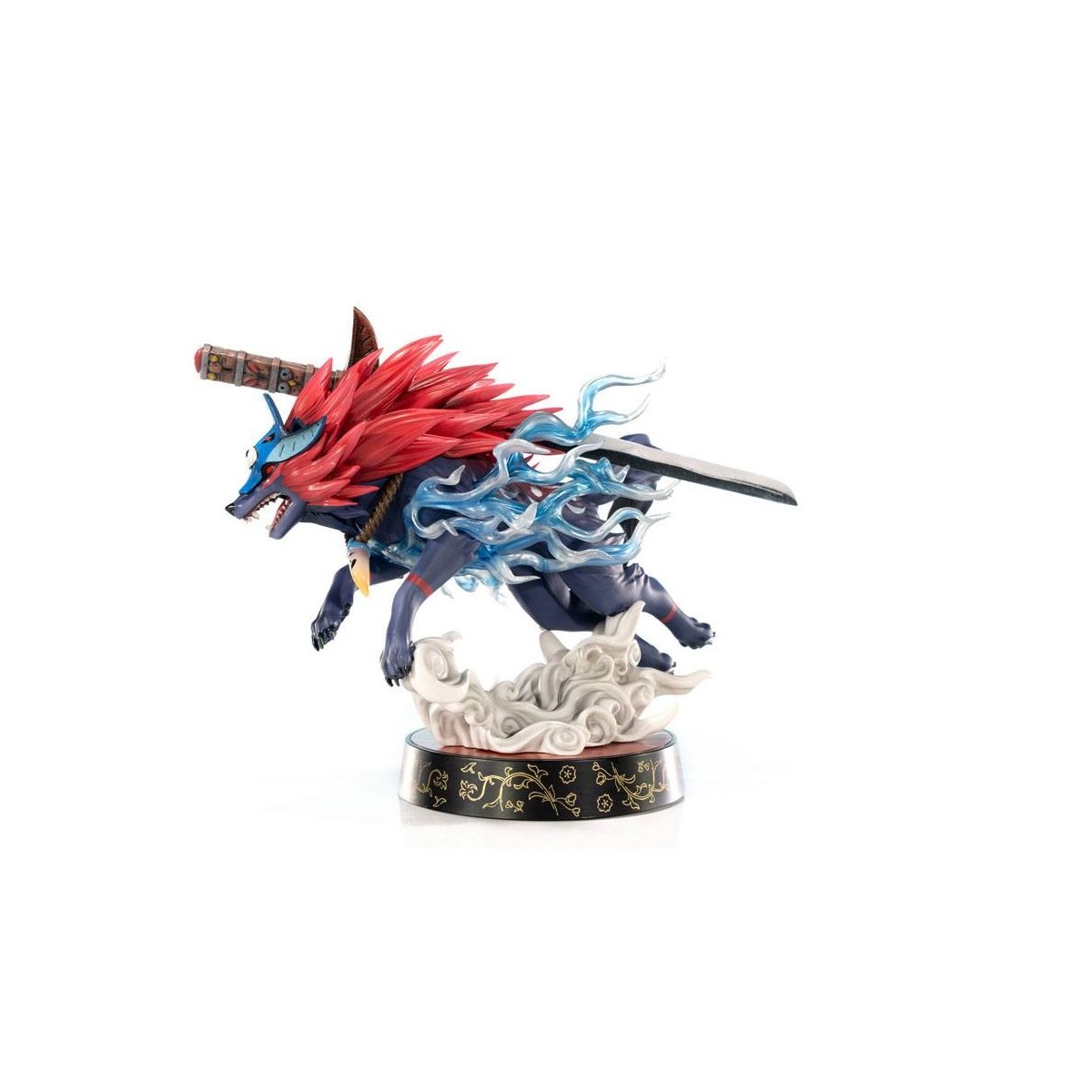 Erste 4 Figuren Okami - OKI Wolf Form PVC Statuette