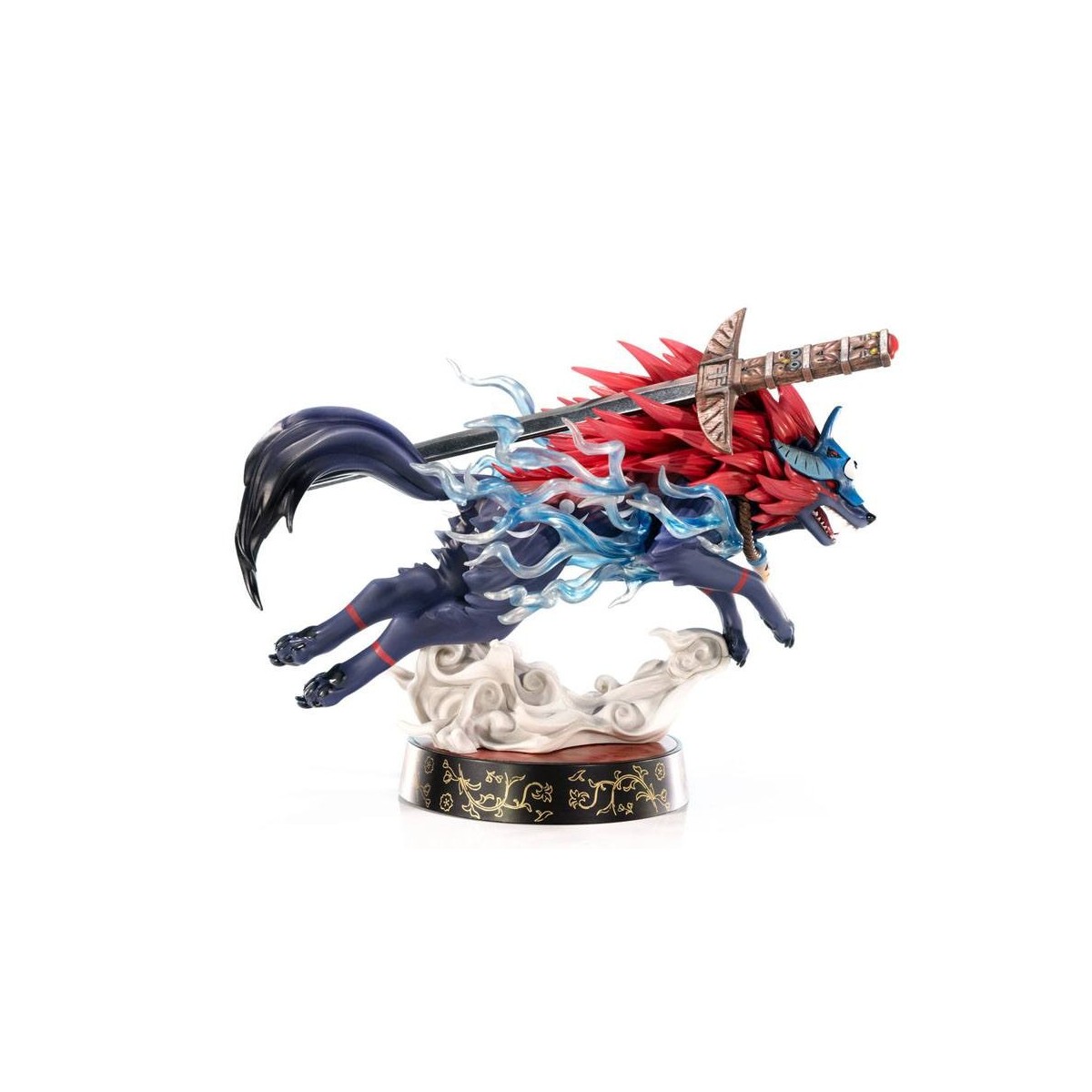 Erste 4 Figuren Okami - OKI Wolf Form PVC Statuette