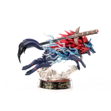 Erste 4 Figuren Okami - OKI Wolf Form PVC Statuette