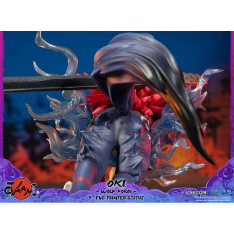 Erste 4 Figuren Okami - OKI Wolf Form PVC Statuette