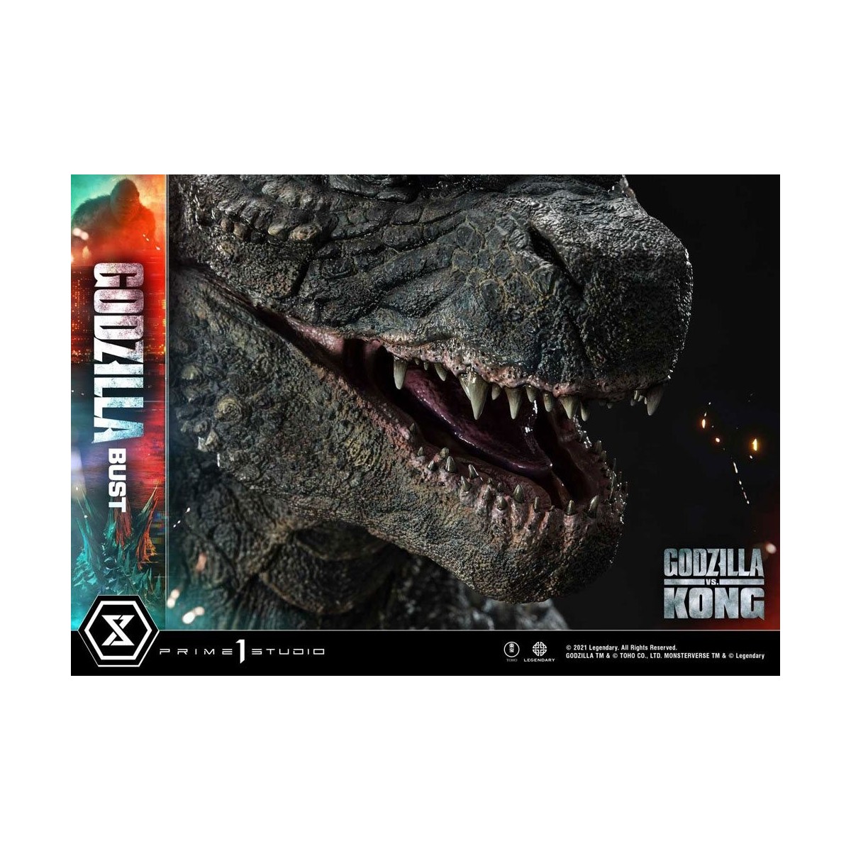 Prime 1 Studio - Godzilla Büste - Godzilla vs Kong Bonus Version