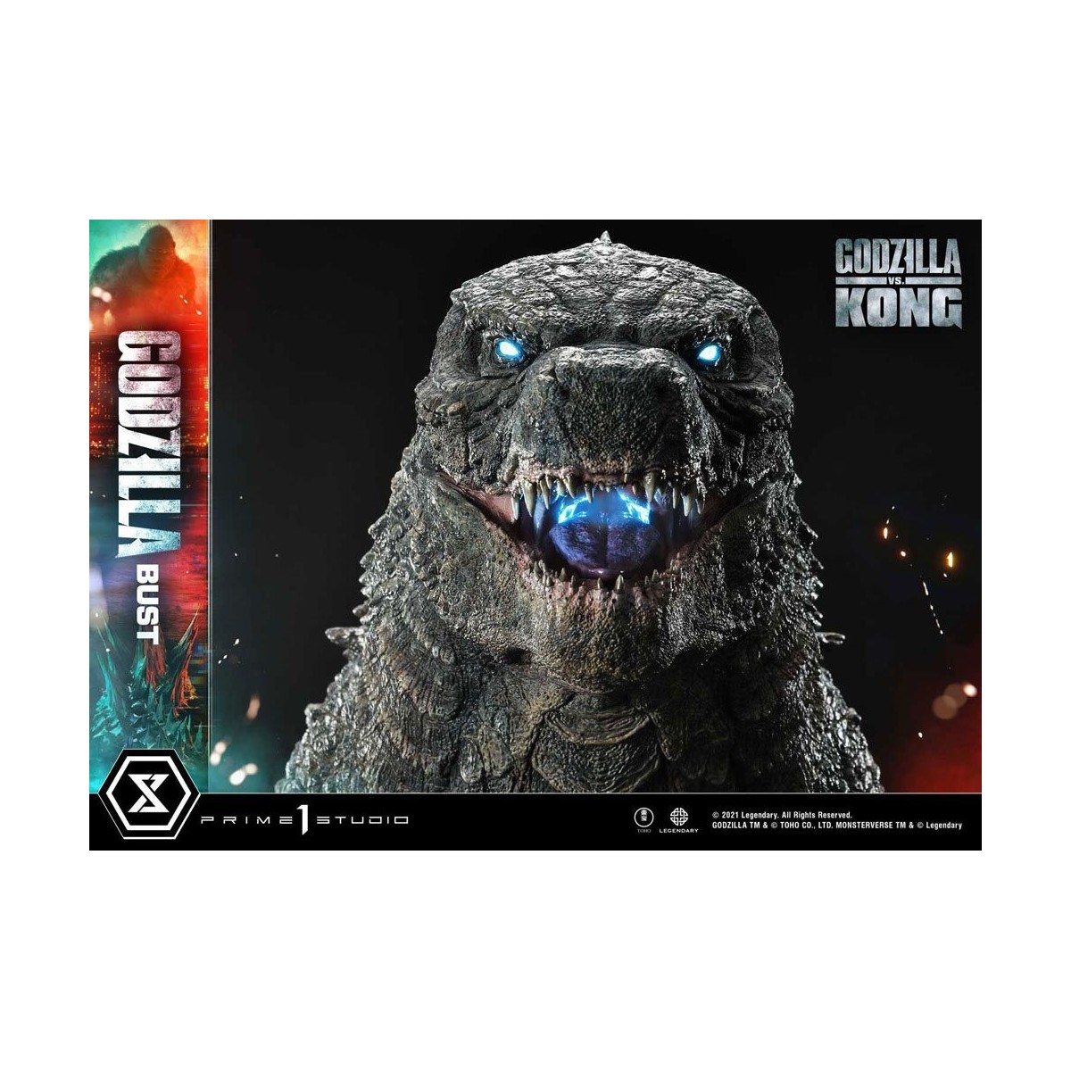 Prime 1 Studio - Godzilla Büste - Godzilla vs Kong Bonus Version