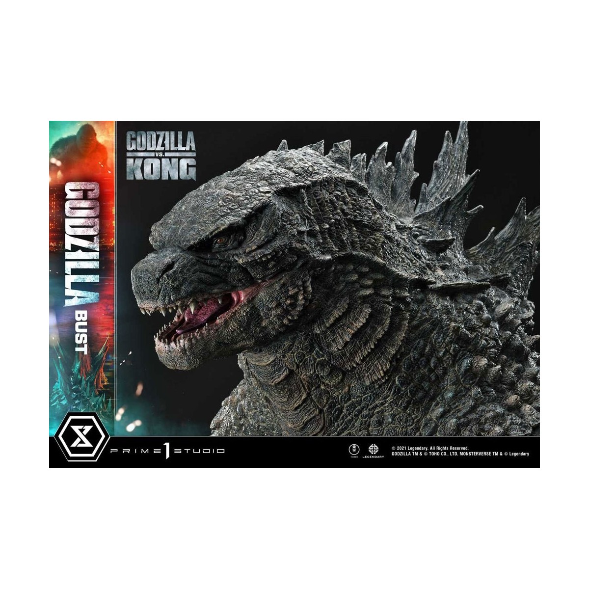 Prime 1 Studio - Godzilla Büste - Godzilla vs Kong Bonus Version