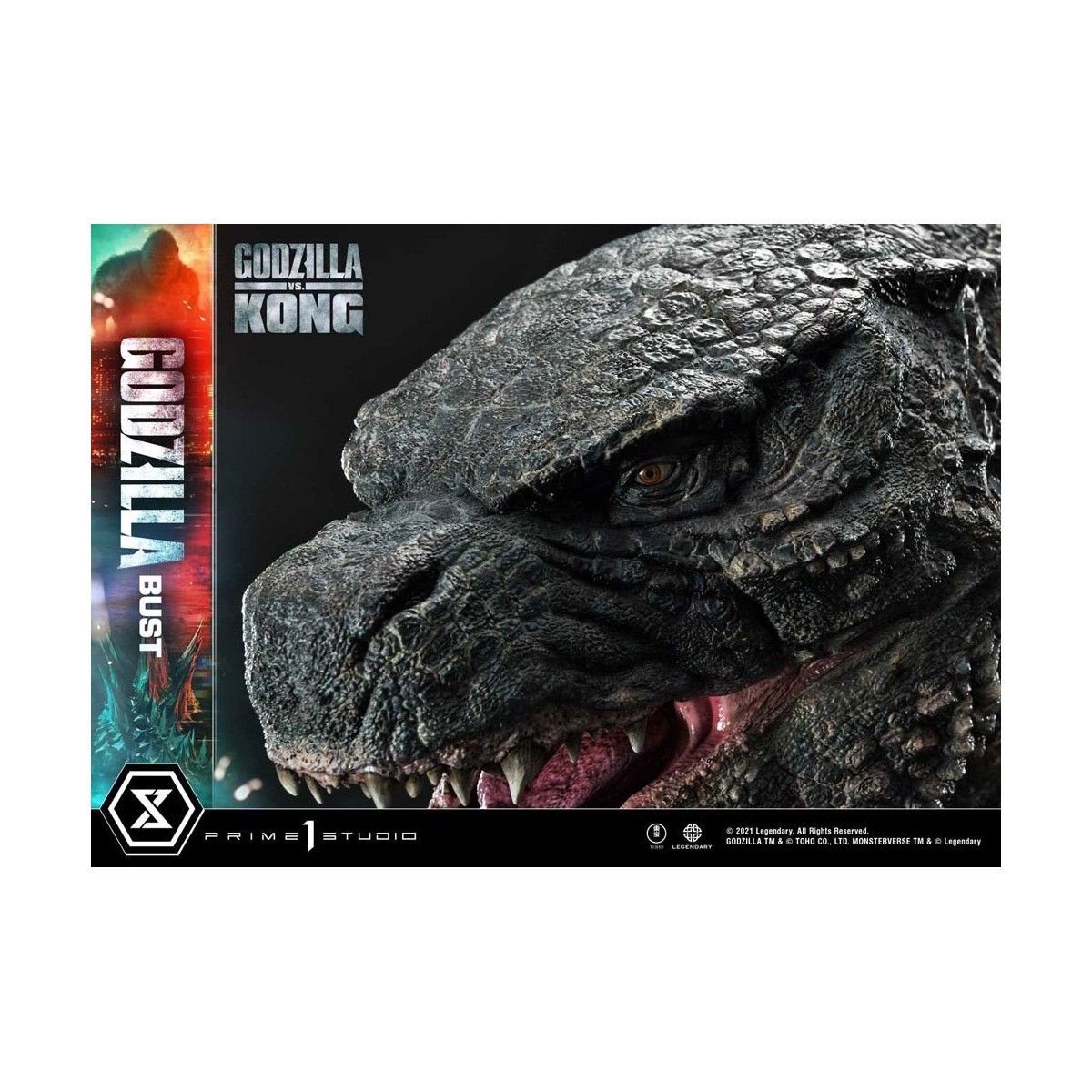 Prime 1 Studio - Godzilla Büste - Godzilla vs Kong Bonus Version