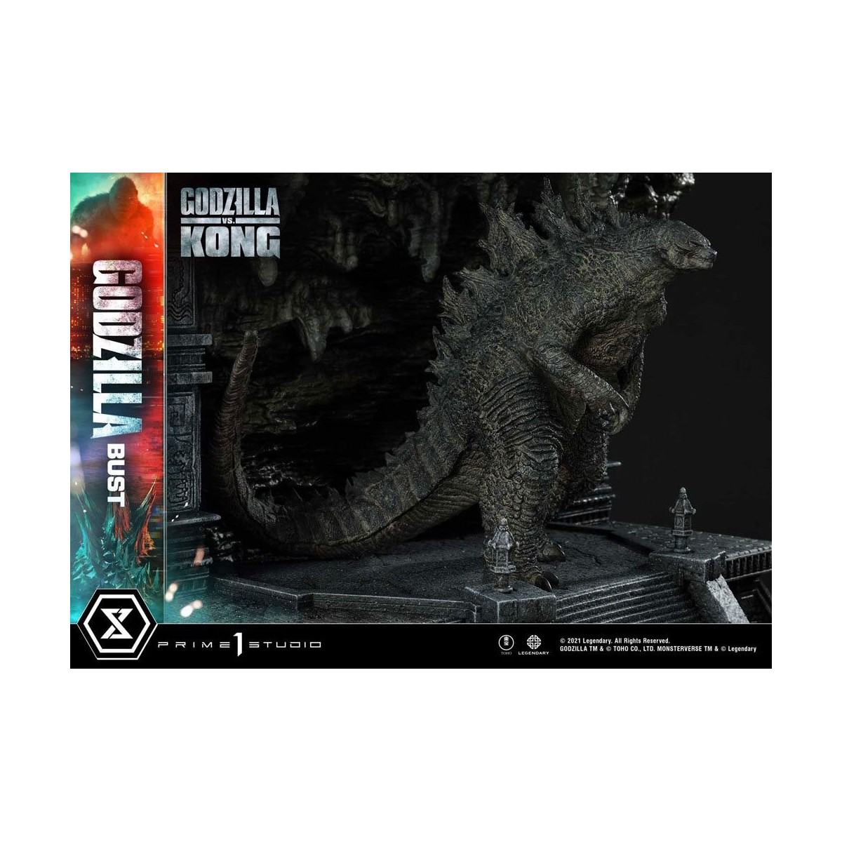 Prime 1 Studio - Godzilla Büste - Godzilla vs Kong Bonus Version