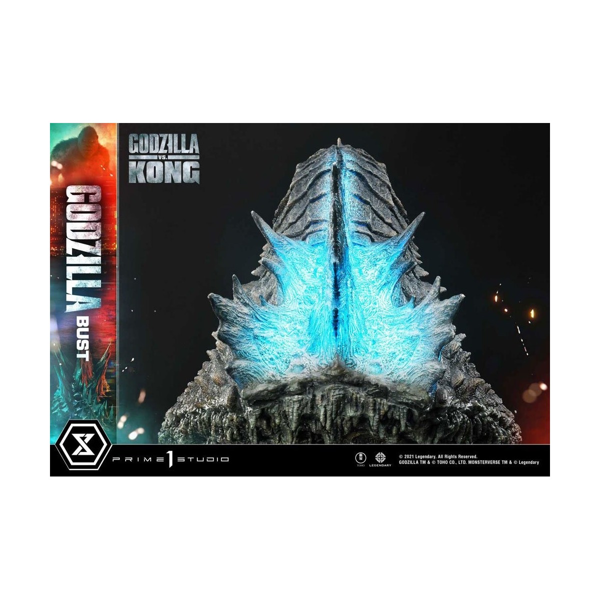 Prime 1 Studio - Godzilla Büste - Godzilla vs Kong Bonus Version