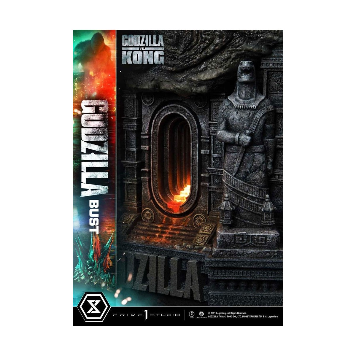 Prime 1 Studio - Godzilla Büste - Godzilla vs Kong Bonus Version