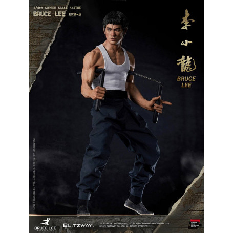Blitzway - Bruce Lee-Statuette 1/4 80. Jahrestag Tribute - 55 cm