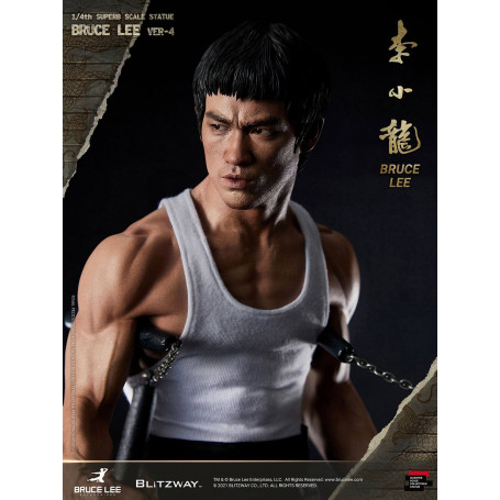 Blitzway - Bruce Lee-Statuette 1/4 80. Jahrestag Tribute - 55 cm