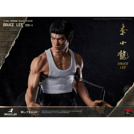 Blitzway - Bruce Lee-Statuette 1/4 80. Jahrestag Tribute - 55 cm