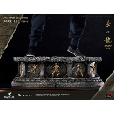 Blitzway - Bruce Lee-Statuette 1/4 80. Jahrestag Tribute - 55 cm