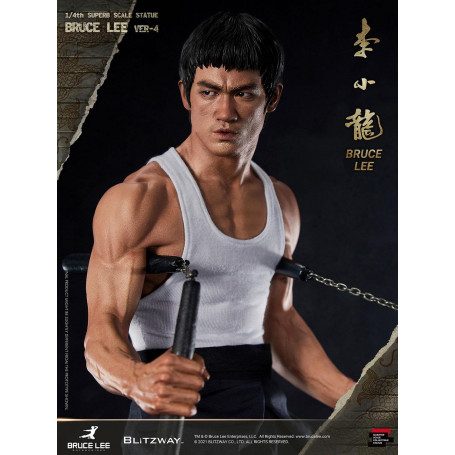 Blitzway - Bruce Lee-Statuette 1/4 80. Jahrestag Tribute - 55 cm