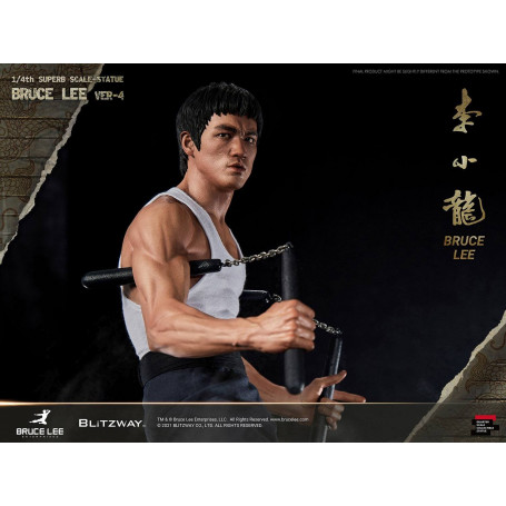 Blitzway - Bruce Lee-Statuette 1/4 80. Jahrestag Tribute - 55 cm