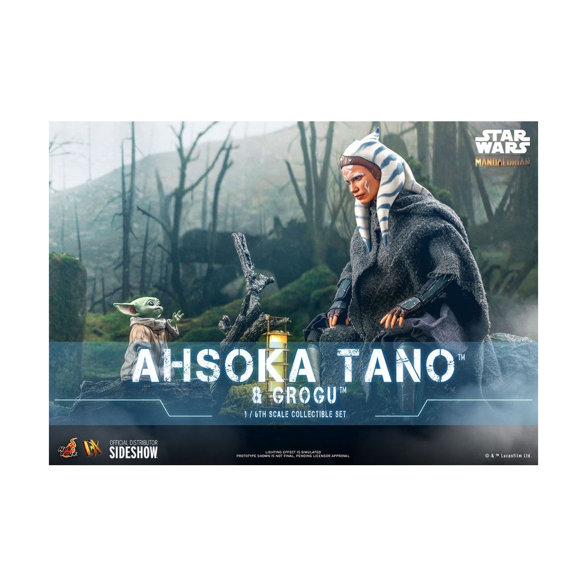 Hot Toys Star Wars - Ahsoka Tano & Grogu- Der Mandalorianer 1/6