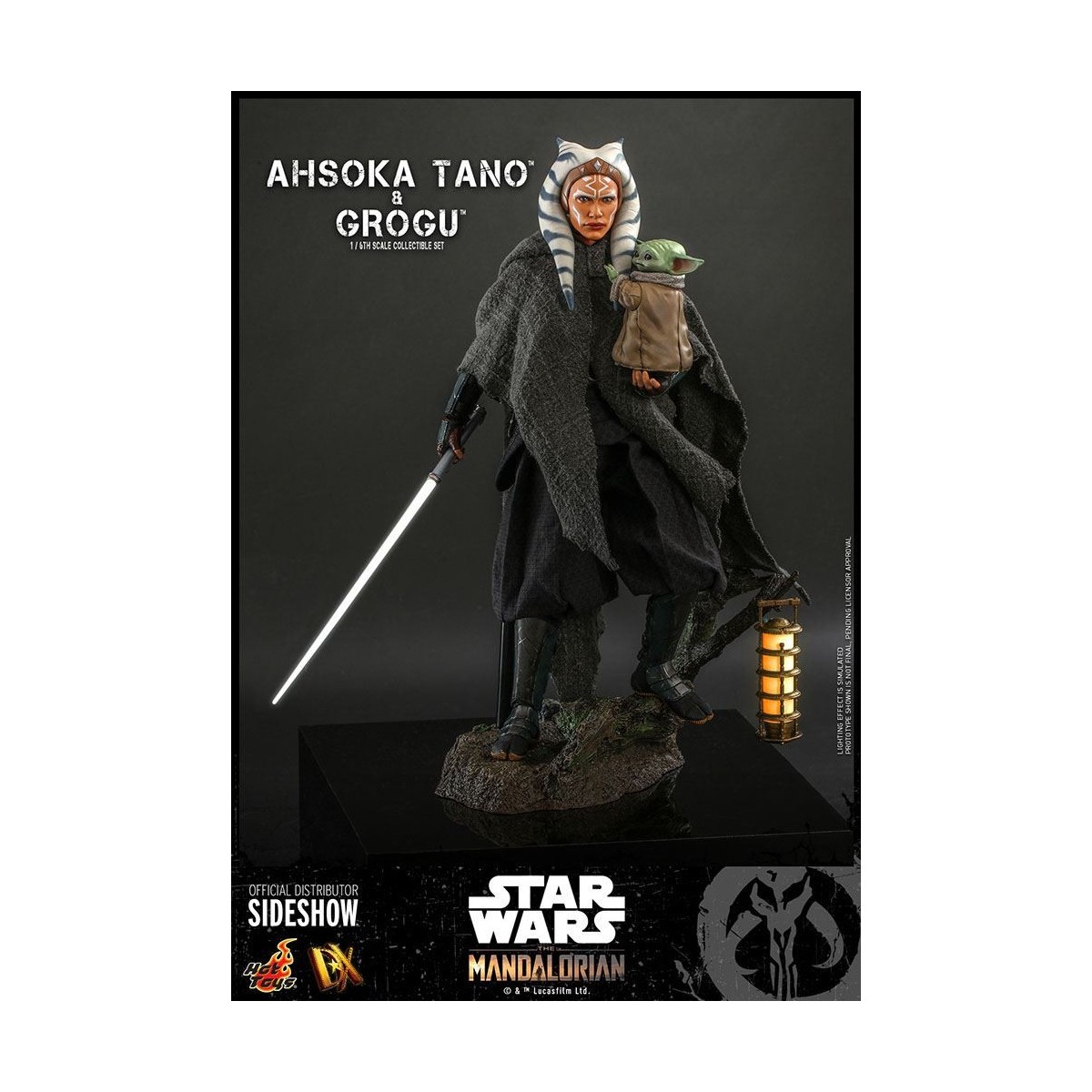 Hot Toys Star Wars - Ahsoka Tano & Grogu- Der Mandalorianer 1/6