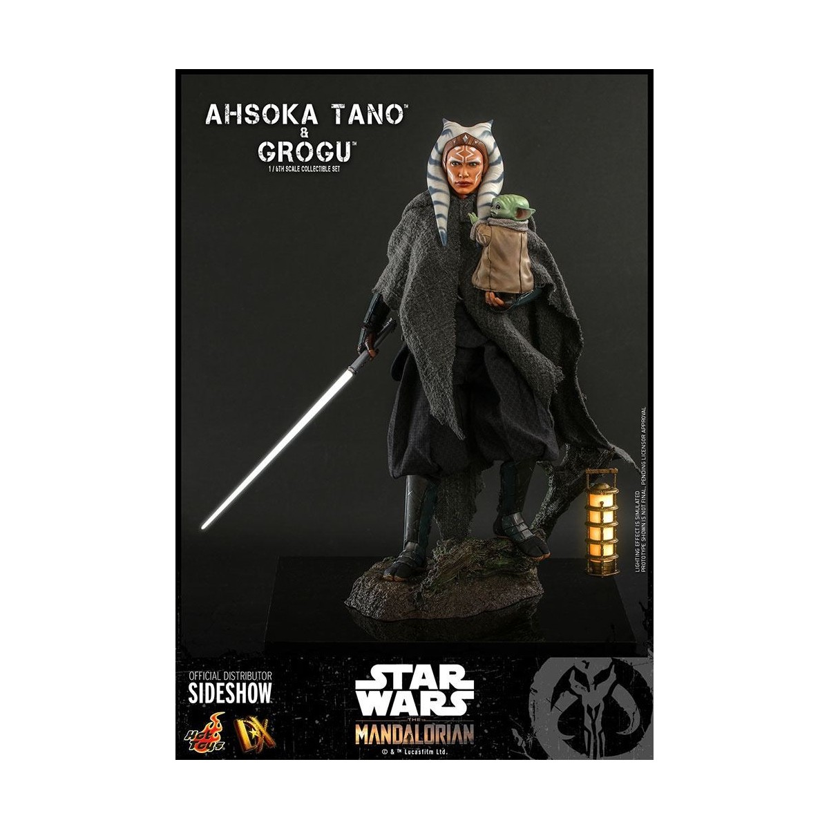 Hot Toys Star Wars - Ahsoka Tano & Grogu- Der Mandalorianer 1/6