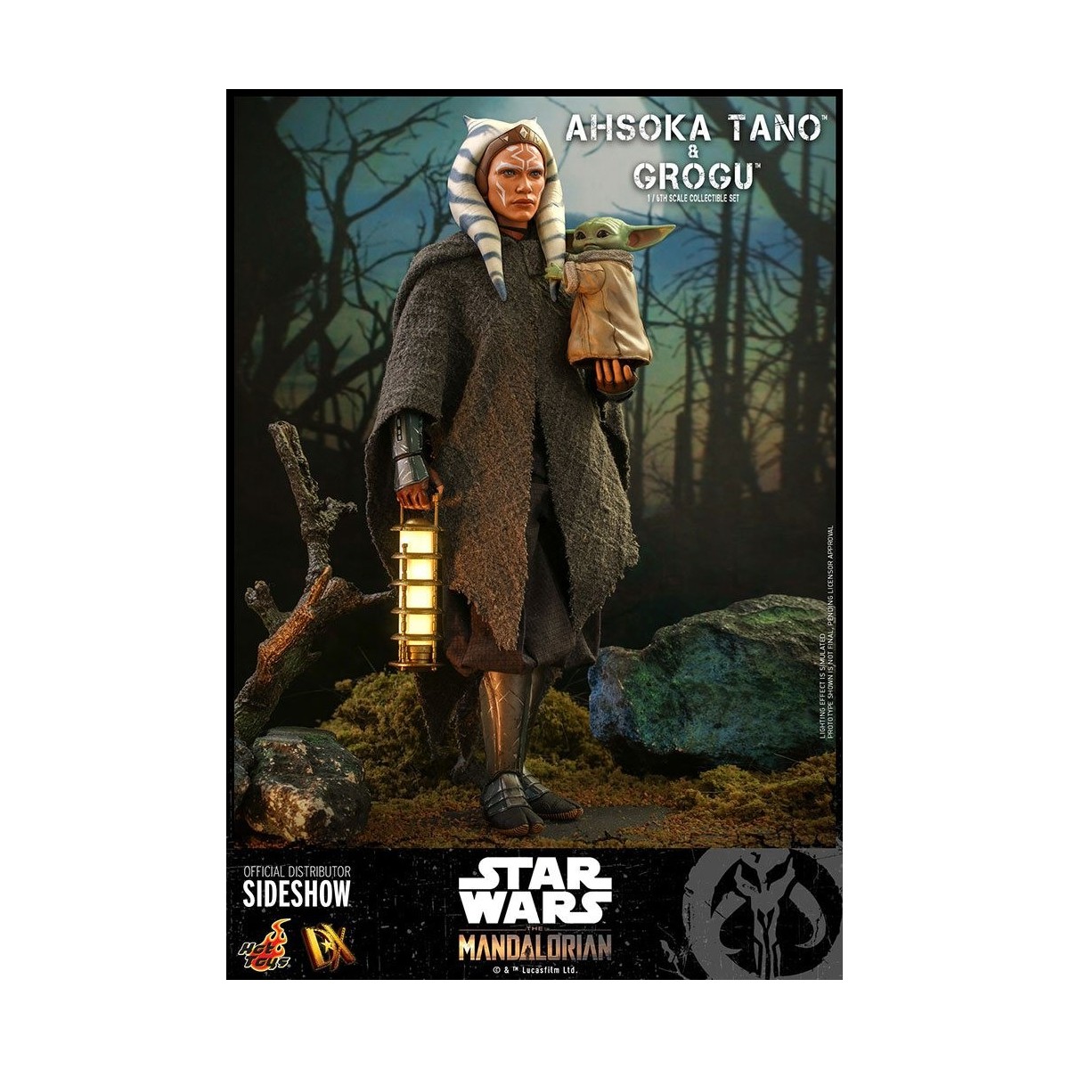 Hot Toys Star Wars - Ahsoka Tano & Grogu- Der Mandalorianer 1/6