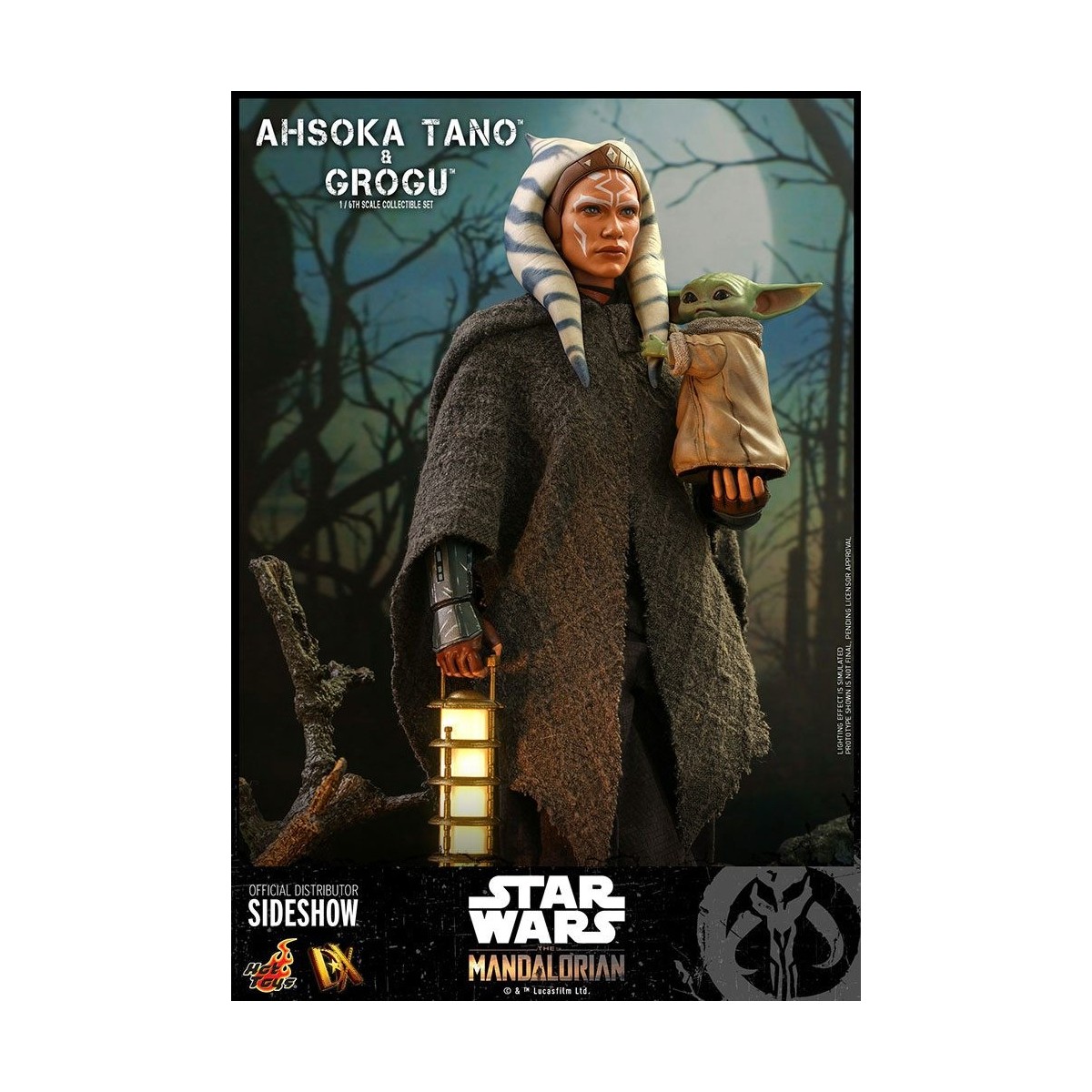 Hot Toys Star Wars - Ahsoka Tano & Grogu- Der Mandalorianer 1/6