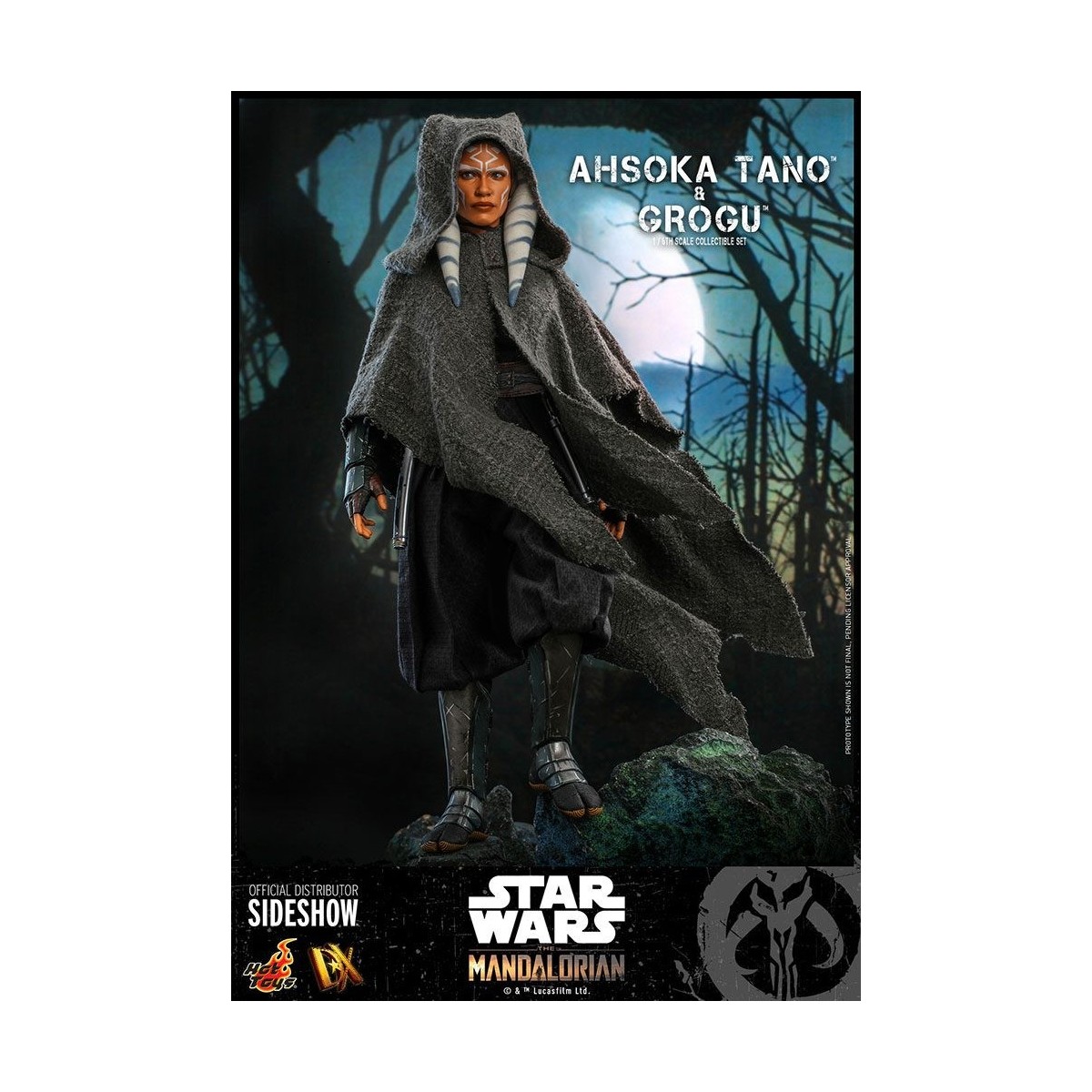 Hot Toys Star Wars - Ahsoka Tano & Grogu- Der Mandalorianer 1/6