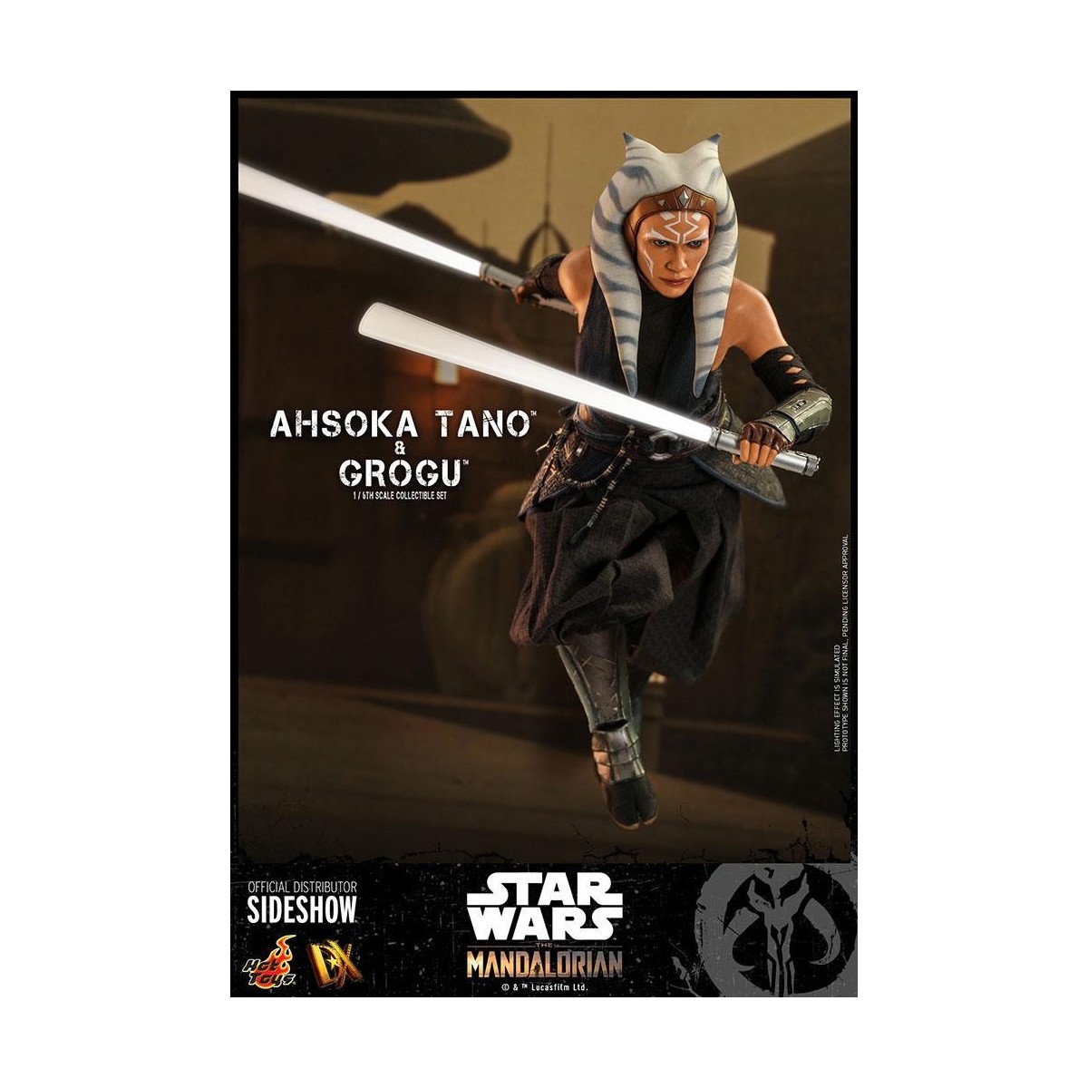 Hot Toys Star Wars - Ahsoka Tano & Grogu- Der Mandalorianer 1/6