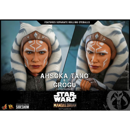 Hot Toys Star Wars - Ahsoka Tano & Grogu- Der Mandalorianer 1/6