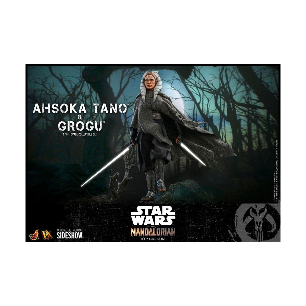 Hot Toys Star Wars - Ahsoka Tano & Grogu- Der Mandalorianer 1/6